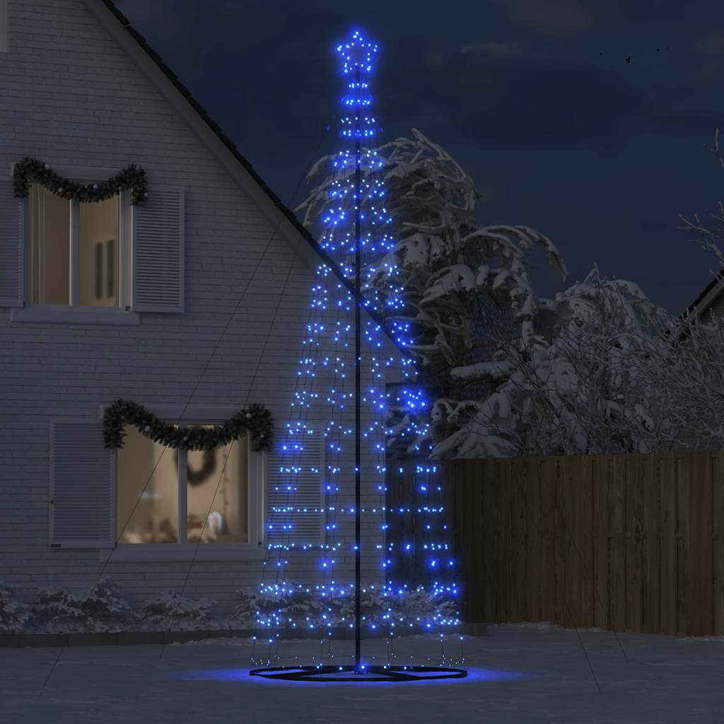 Vidaxl LED Weihnachtsbaum 1534 LEDs 503 cm Blau