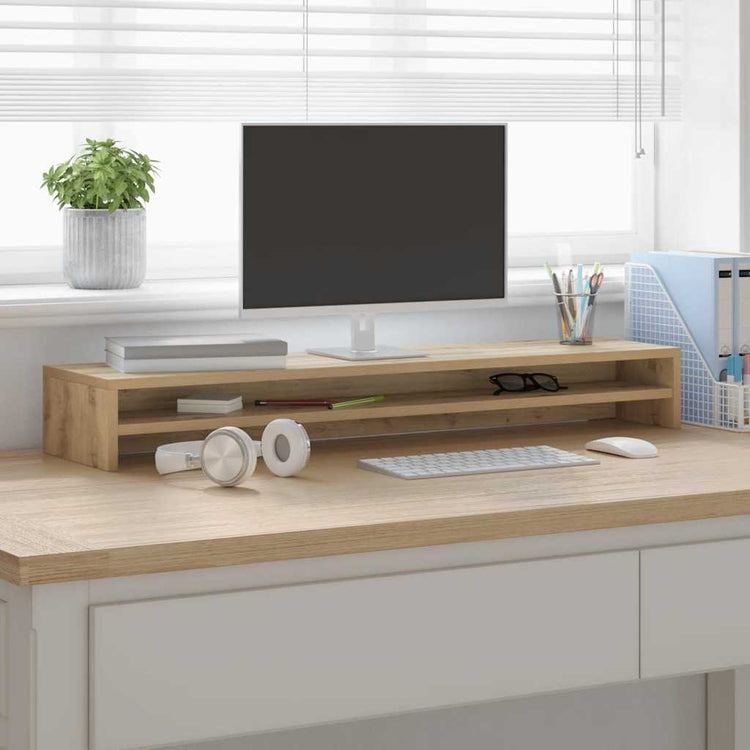 Vidaxx Monitorständer Artisan Eiche 100x24x13 cm