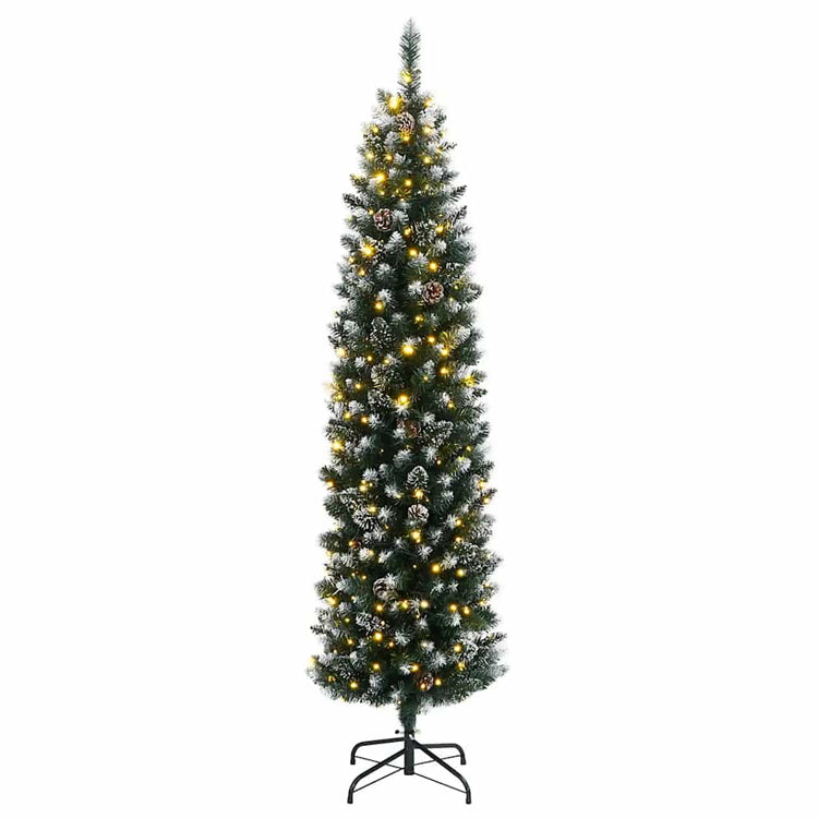 Vidaxx künstlicher Weihnachtsbaum schmal mit 300 LEDs 180 cm