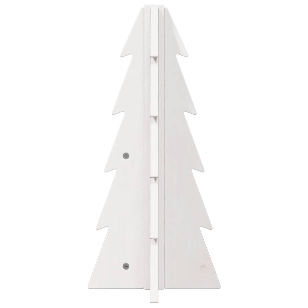 Vidaxl Weihnachtsdekoration Weihnachtsbaum 49 cm Festkiefer weiß