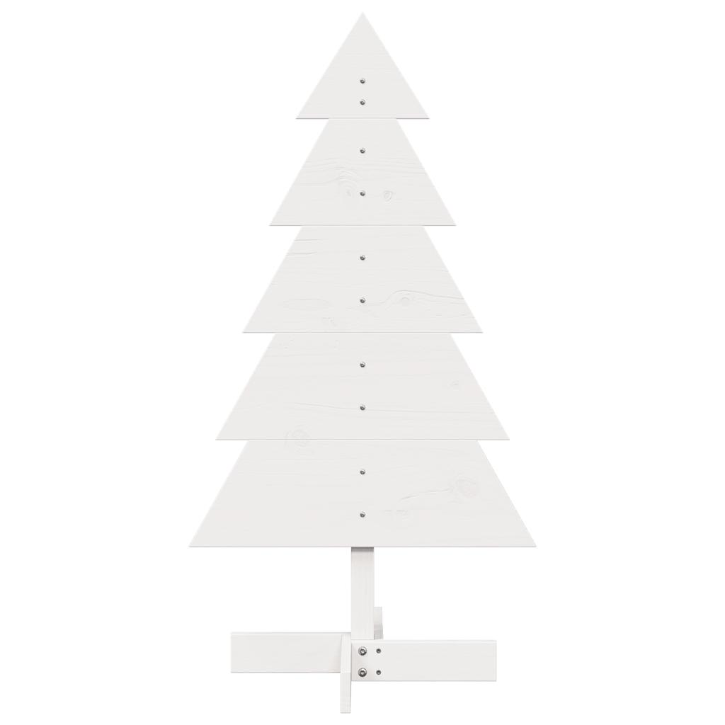 Vidaxl Weihnachtsdekoration Weihnachtsbaum 100 cm Festkiefer weiß