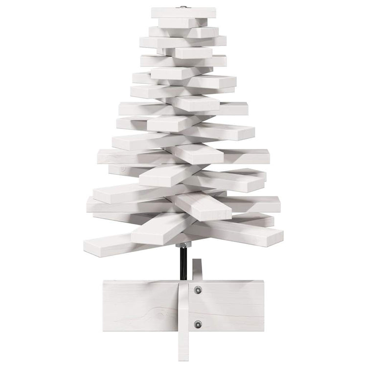 Vidaxl Weihnachtsdekoration Weihnachtsbaum 60 cm Festkiefer weiß