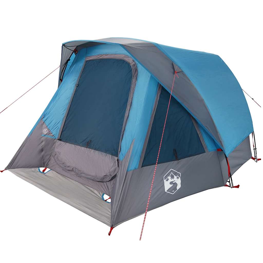 VidaXL Zelt 4-Personen wasserdicht blau