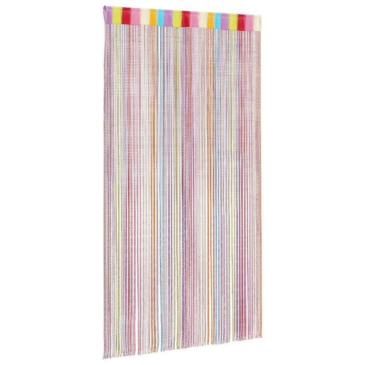 VidaXL Kordelvorhänge 2 Stück mehrfarbig 100x250 cm