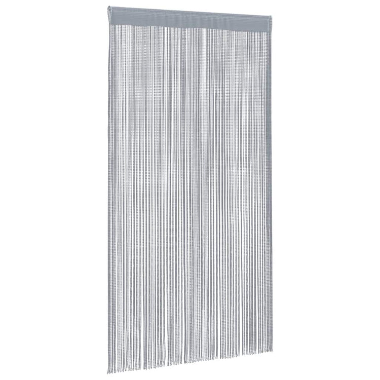 VidaXL Kordelvorhänge 2 Stück 100x250 cm Hellgrau