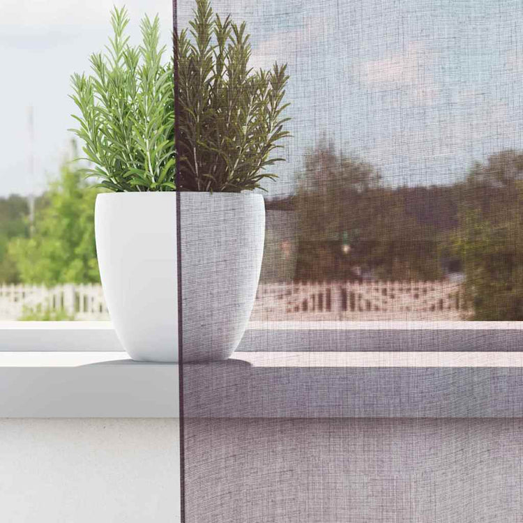 Vidaxx Gardinen Voile mit Ösen 2 Stück 140x300 cm Lila
