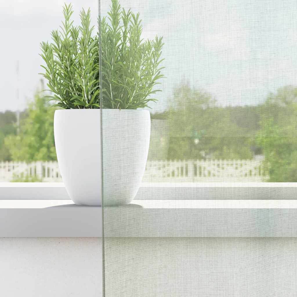 Vidaxl Gardinen Voile mit Stangentaschen 2 Stück hellgrau