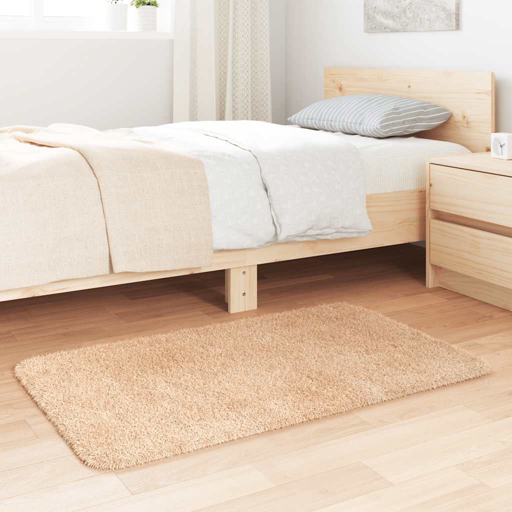 Vidaxx Hochflorteppich Navarra 60x100 cm Polyester Beige