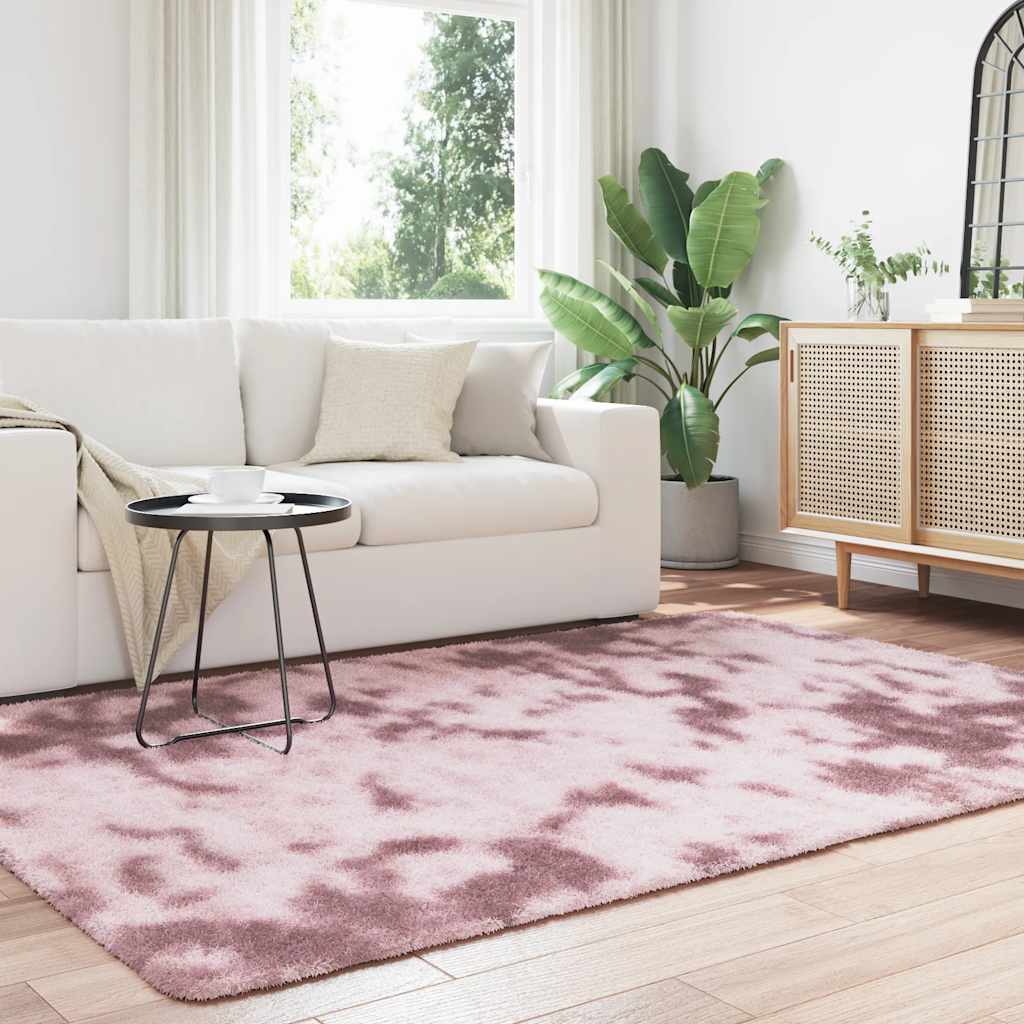 Vidaxx Hochflorteppich Navarra 160x230 cm Polyester Altrosa
