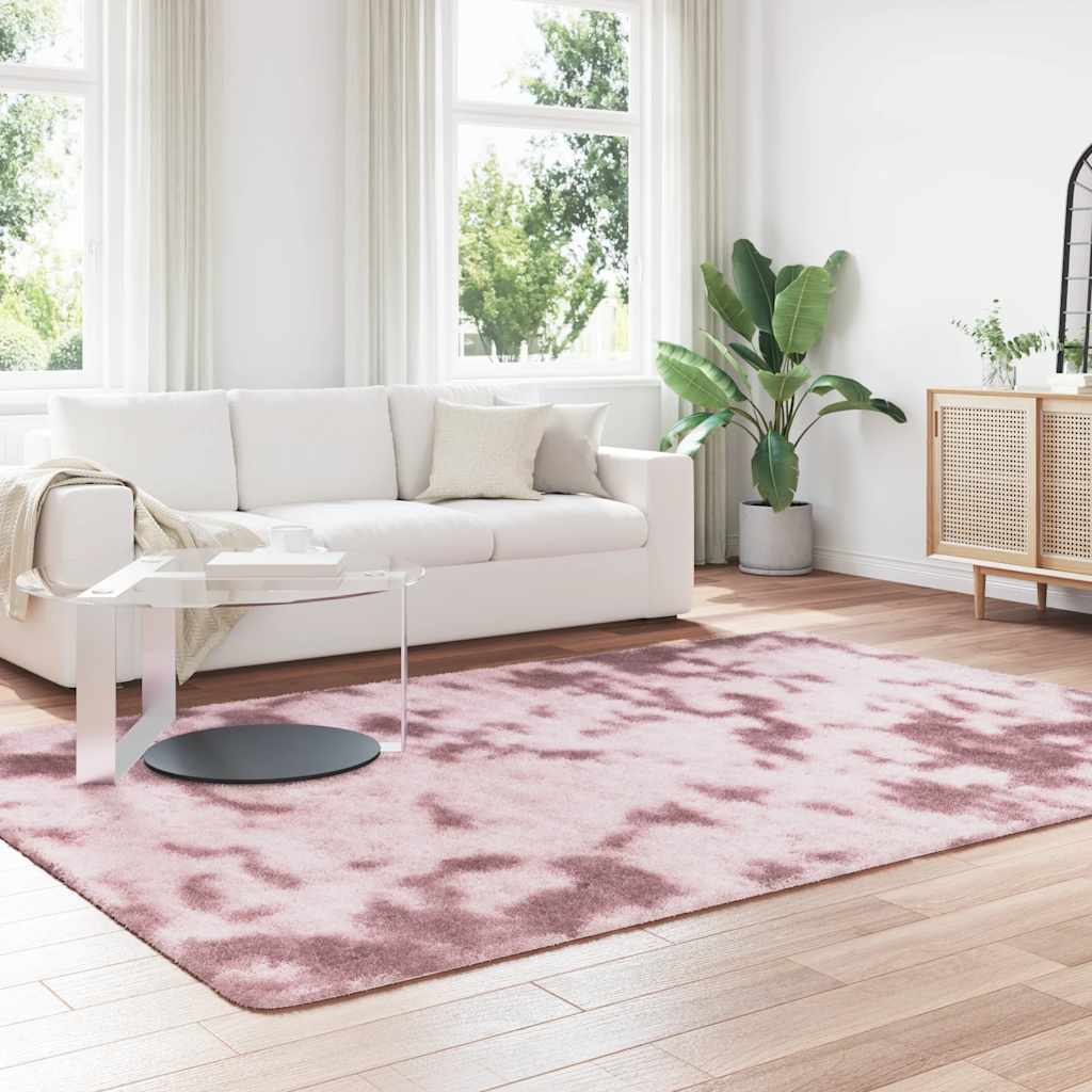 Vidaxx Hochflorteppich Navarra 200x290 cm Polyester Altrosa