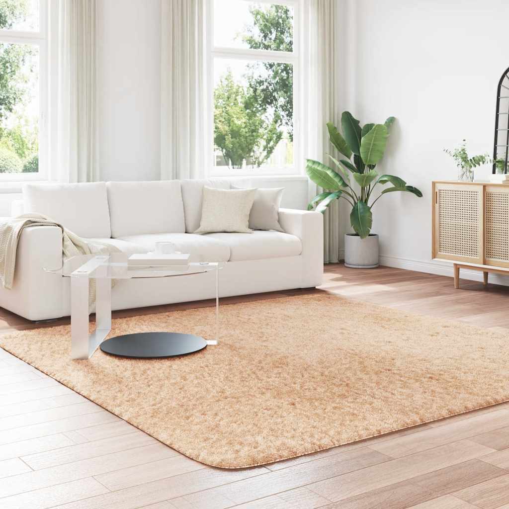 Vidaxx Hochflorteppich Navarra 240x240 cm Polyester Beige