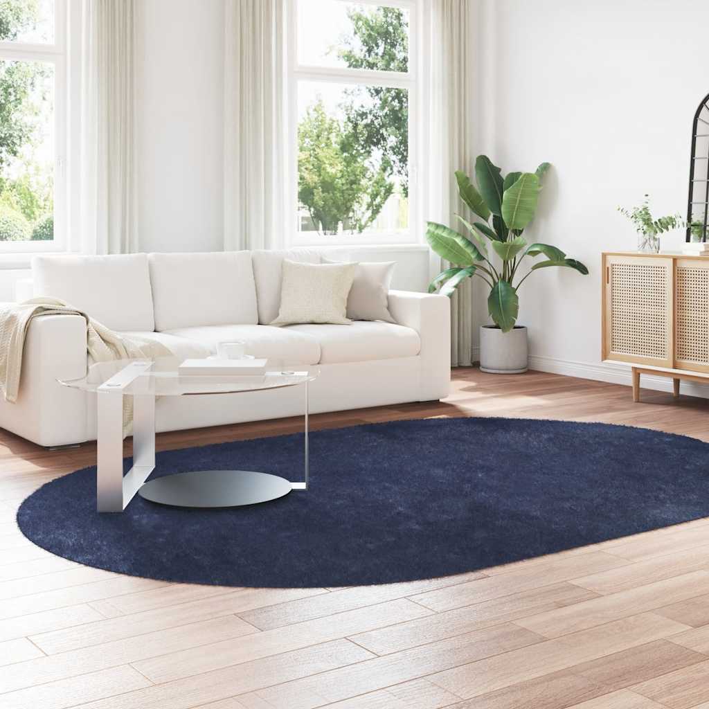 Vidaxx Hochflorteppich Navarra 300x200 cm Polyester Marineblau