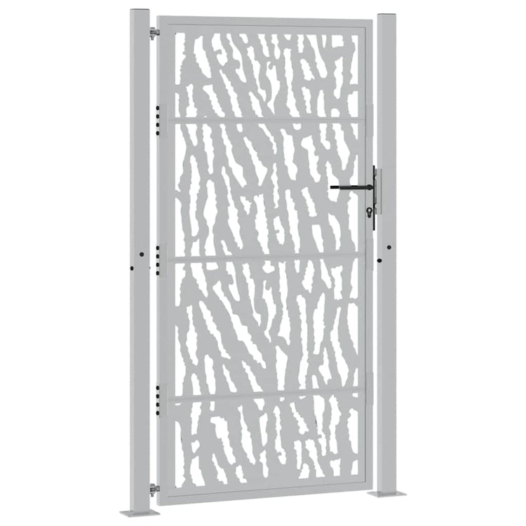 Vidaxx Tor mit Schienendesign 100x175 cm wetterfester Stahl
