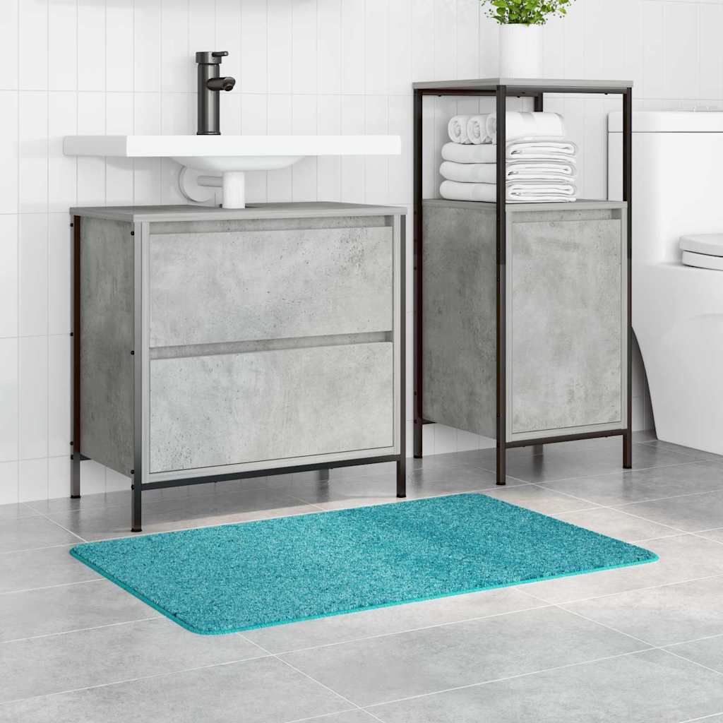Vidaxx Anti-Rutsch-Badematte Türkis 60 x 90 cm PP