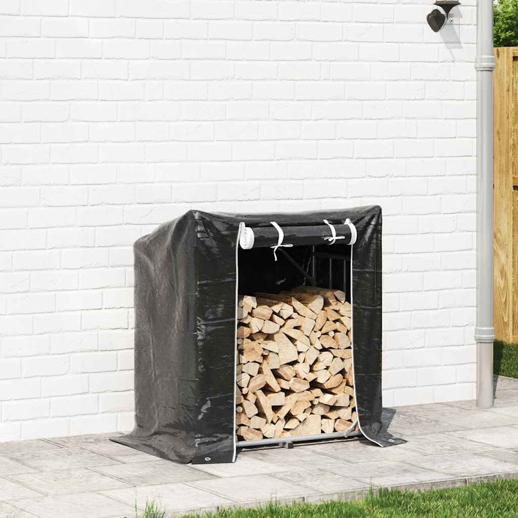 Vidaxl -Kamin mit Regenabdeckung 101x61x110,5 cm verzinkter Stahl