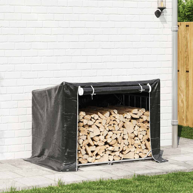 VIDAXL -Kamin mit Regenabdeckung 150,5 x 100,5 x 10,5 cm Stahl