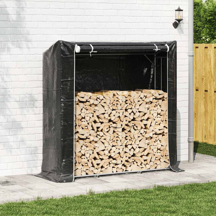 VIDAXL -Kamin mit Regenabdeckung 200x60x200 cm verzinkter Stahl
