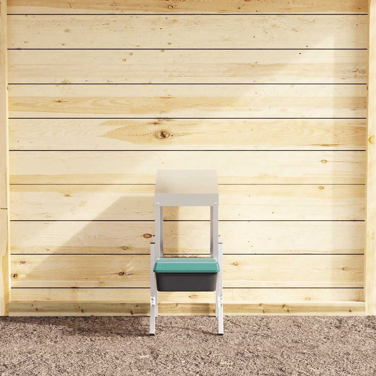 Vidaxl Hühnernistkasten 2 Fächer mit verzinkten Stahlbeinen