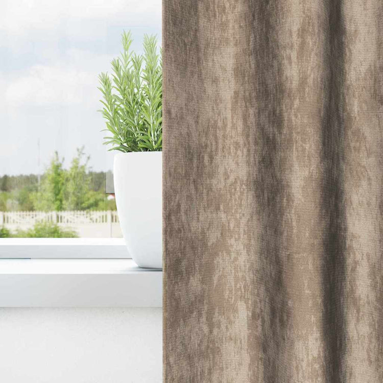 VidaXL Samtvorhänge 2 Stück Champagner 245 x 140 cm Samt