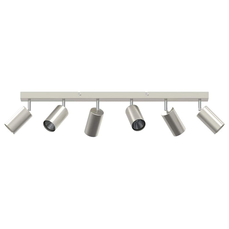 Vidaxx Deckenstrahler mit Strahlern Nickel 73 x 6 x 16 cm Metall