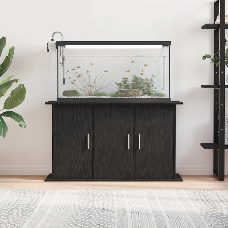 Vidaxx Aquariumständer Eiche schwarz 101x41x58 cm Holzwerkstoff