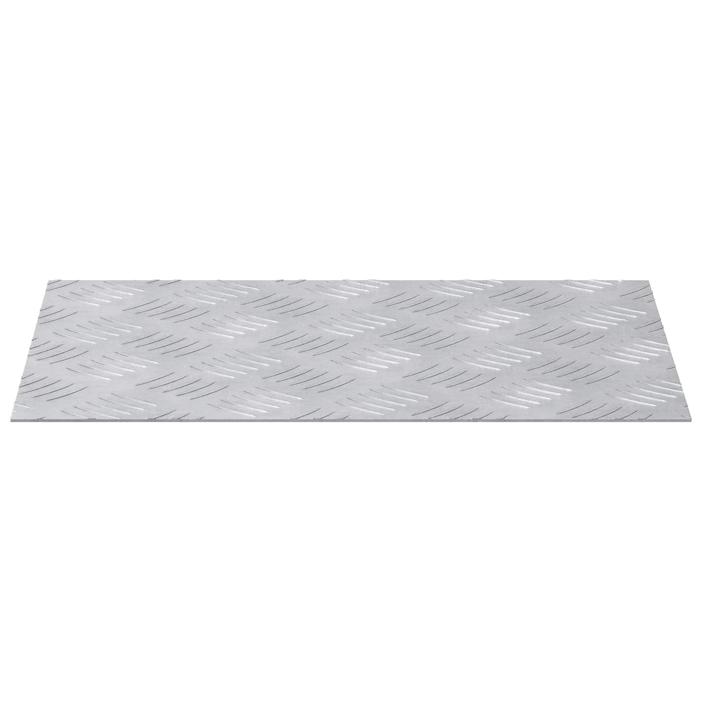Vidaxx Treppenstufe rechteckig 2 Stk. Silber 40 x 30 cm Aluminium