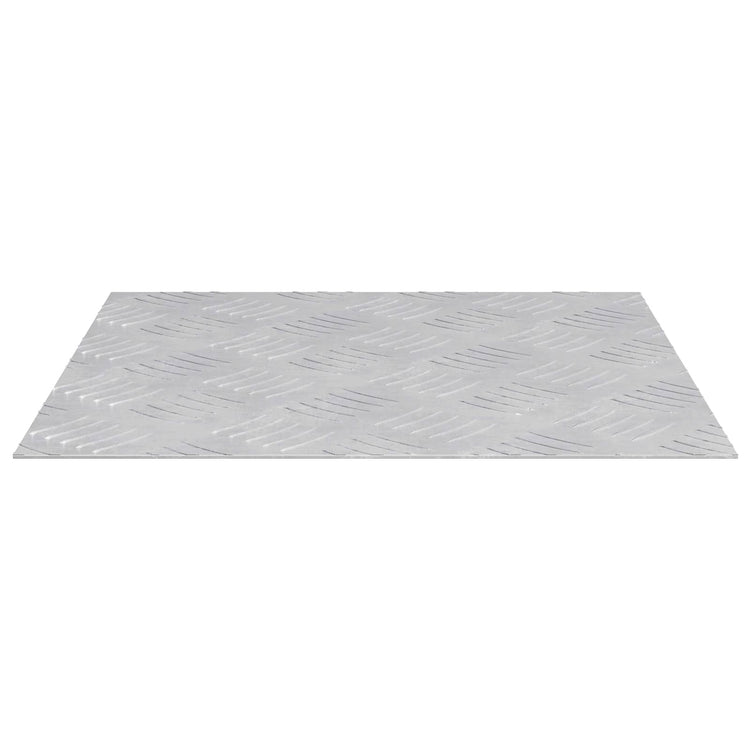 Vidaxxl Treppenstufe quadratisch 4 Stk. Silber 40 x 40 cm Aluminium