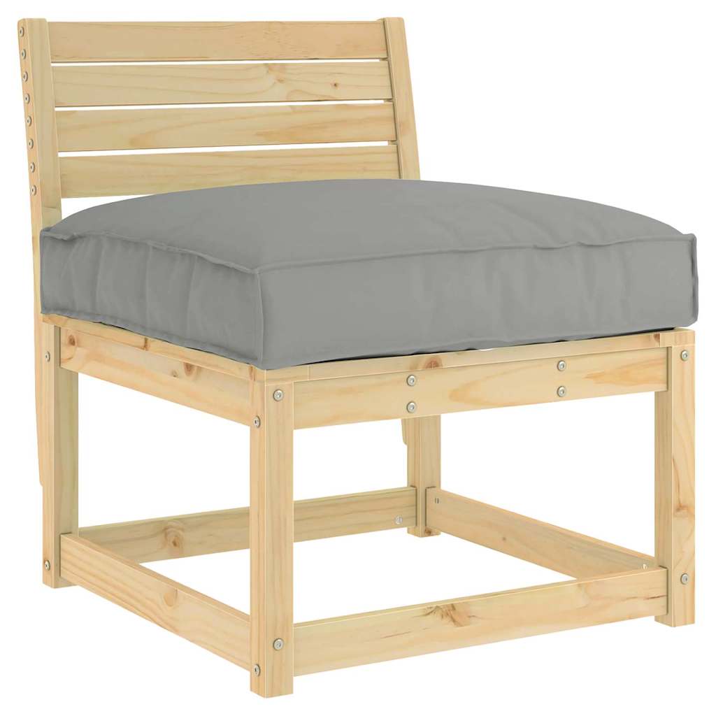 Vidaxx Kissen grau 70 x 70 x 12 cm Oxford-Stoff
