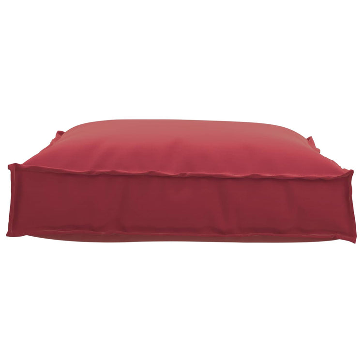 VidaXL Kissen weinrot 70 x 70 x 12 cm Oxford-Stoff