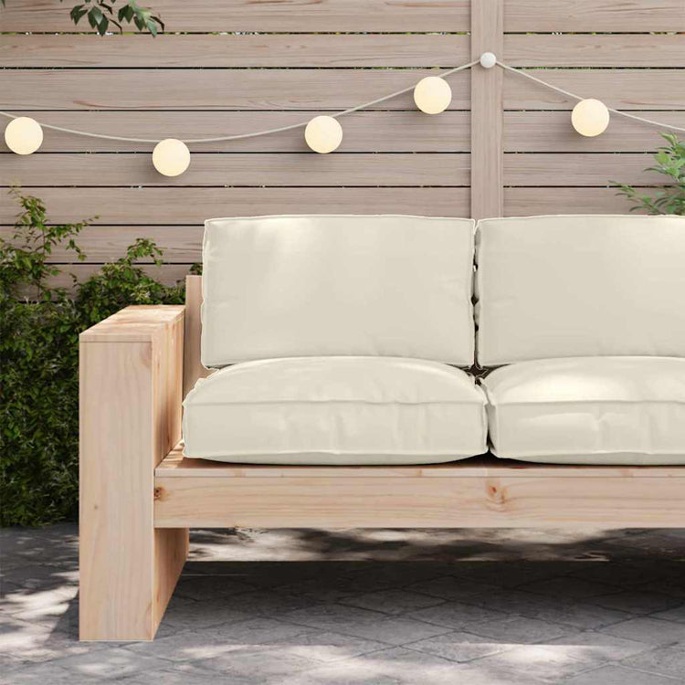 Vidaxl Kissen Creme 80 x 80 x 12 cm Oxford-Stoff