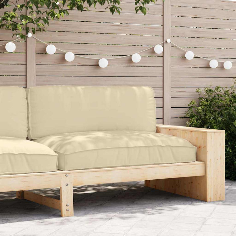 VidaXL Kissen Beige 120 x 80 x 12 cm Oxford-Stoff