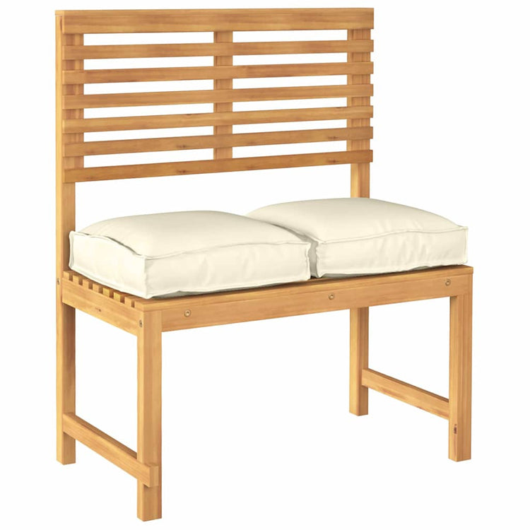 Vidaxl Kissen 2 Stück creme 40 x 40 x 8 cm Oxford-Stoff