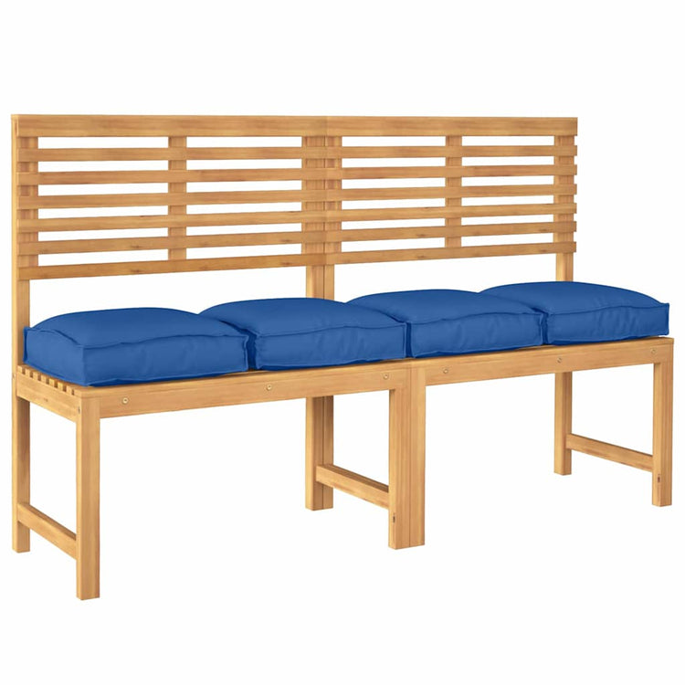 VidaXL Kissen 4 Stück Königsblau 40 x 40 x 8 cm Oxford-Stoff