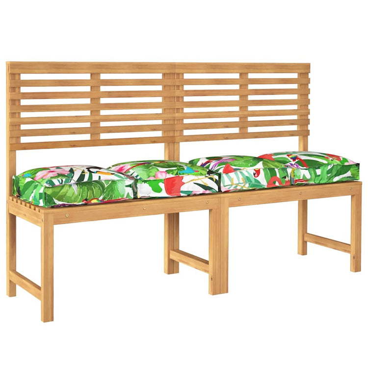 Vidaxx Kissen Blumen 4 Stück mehrfarbig 40 x 40 x 8 cm Oxford-Stoff