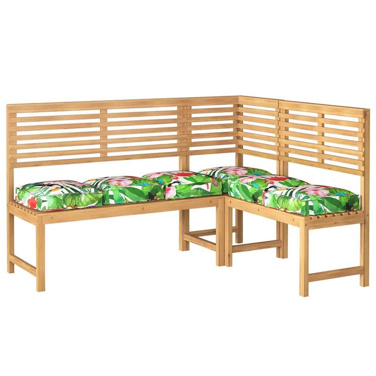 Vidaxx Kissen Blumen 6 Stück mehrfarbig 40 x 40 x 8 cm Oxford-Stoff