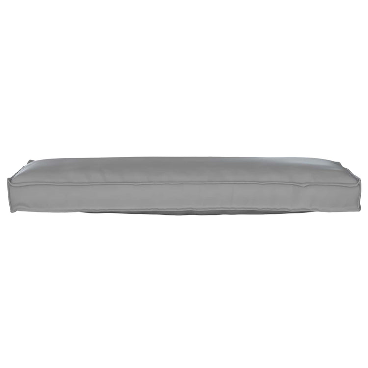 VidaXL Palettenkissen-Set 2-tlg. Grau 120 x 40 x 8 cm Oxford-Stoff