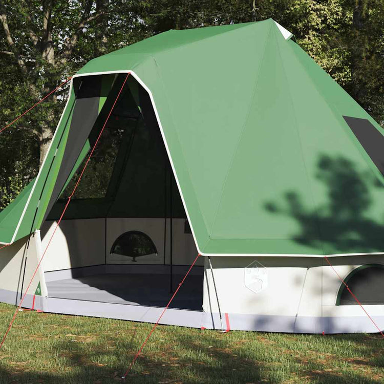 Vidaxx Familien-Tipi-Zelt Tipi mit Dach grün 466 x 310 x 240 cm