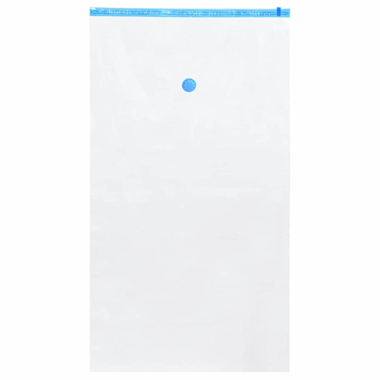 VidaXL Aufbewahrungsbeutel mit Aufbewahrung 5 Stück transparent und blau 120 x 70 cm