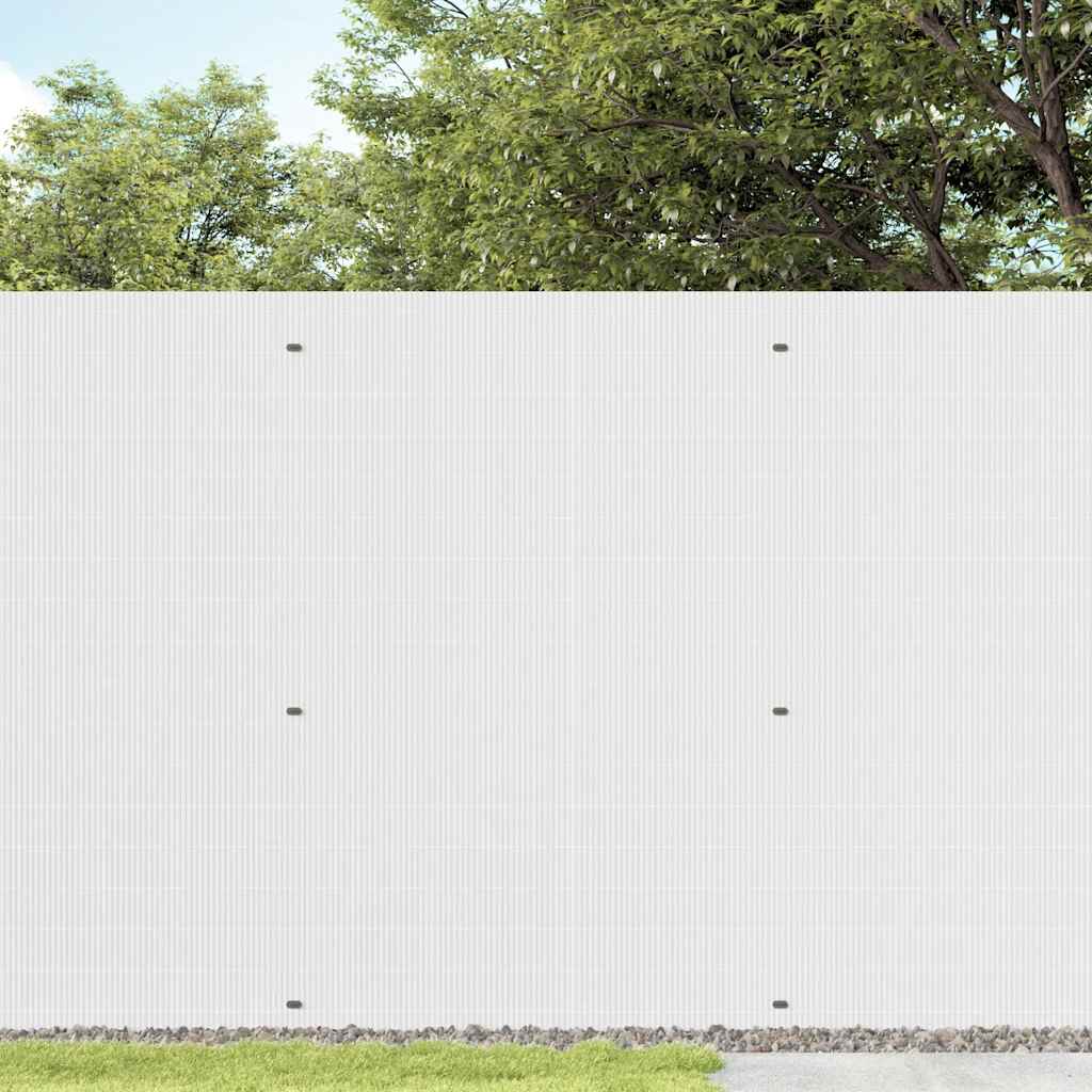 Vidaxx Gartenzaun doppelseitig weiß 1,8x3 m PVC