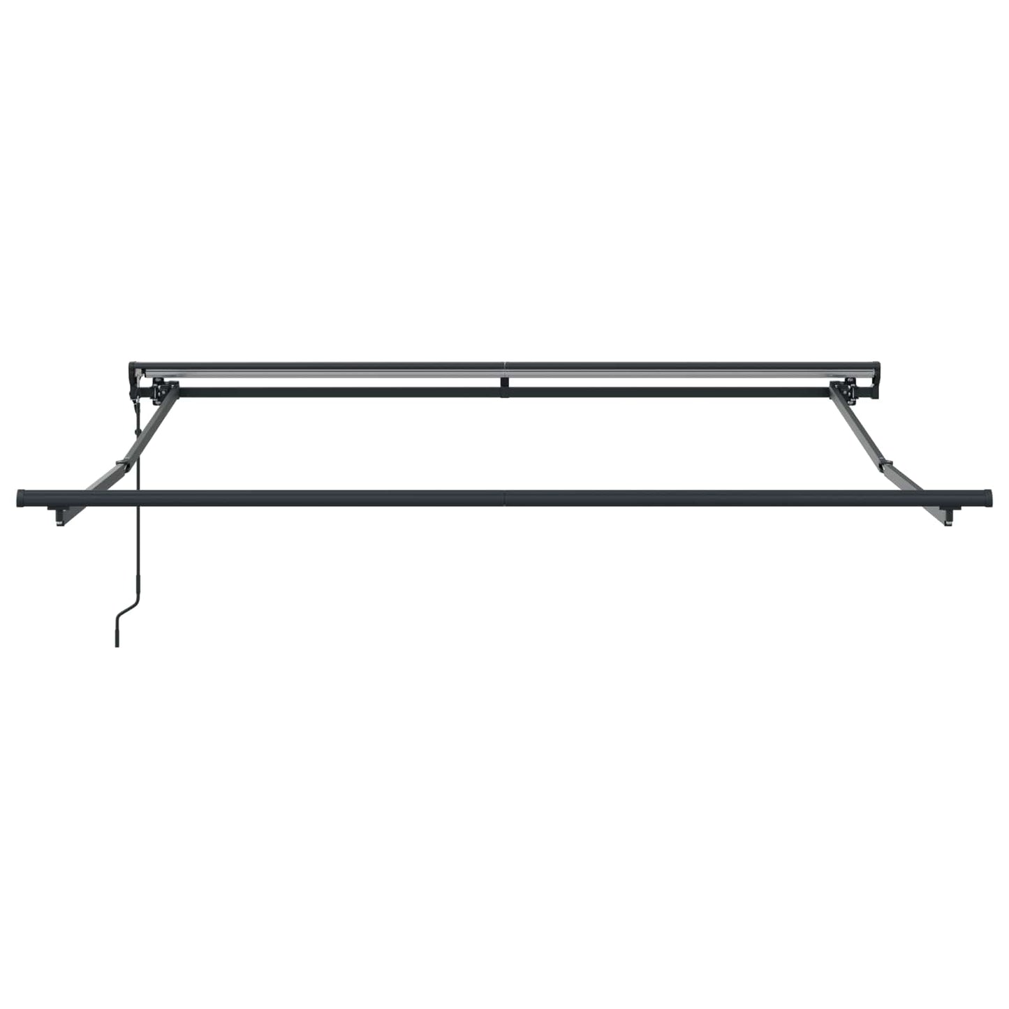 Vidaxx faltbarer Sonnenschirm blau und orange 350 x 250 cm