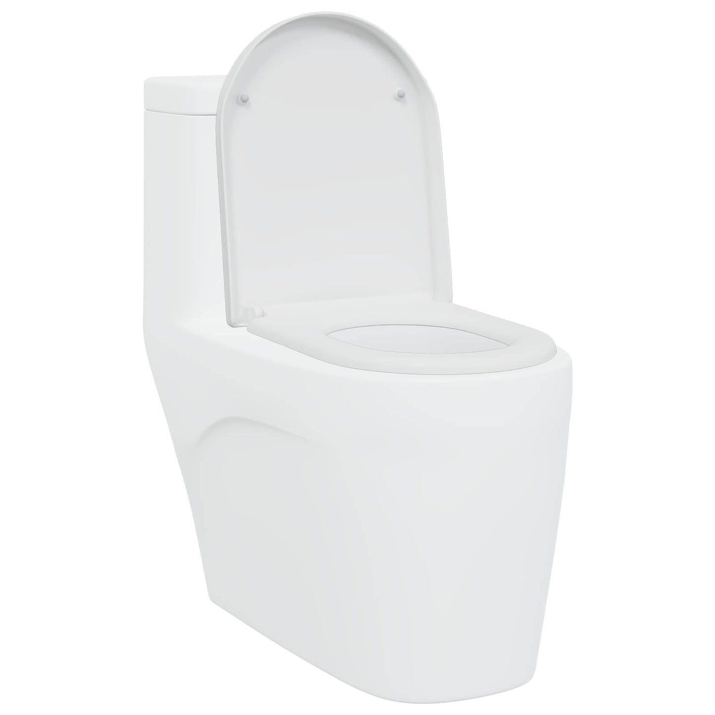 Vidaxl WC-Sitz weiß 49 x 36 x 4 cm Duroplast