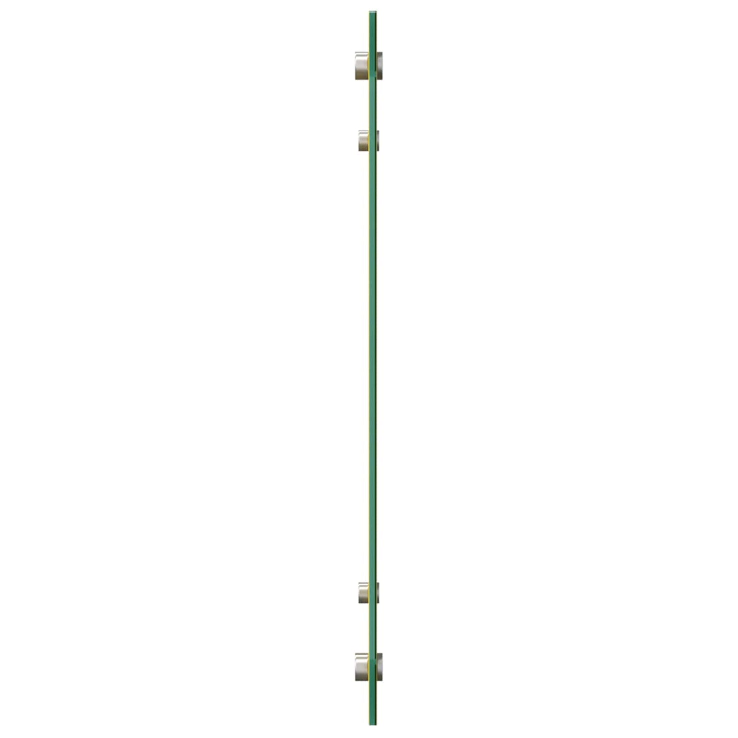VidaXL Küchenrückwand Gelb 80 x 50 cm Hartglas