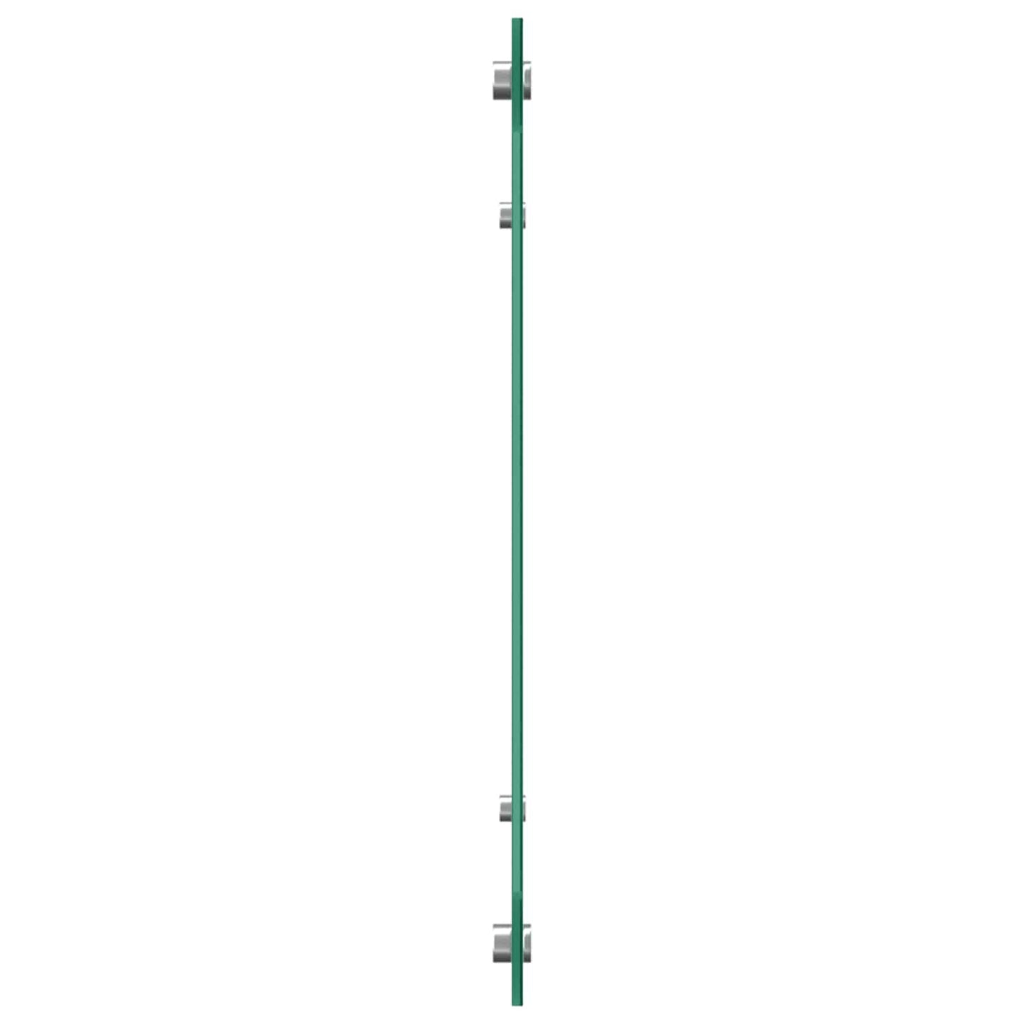 VidaXL Küchenrückwand Schwarz 110 x 40 cm Hartglas