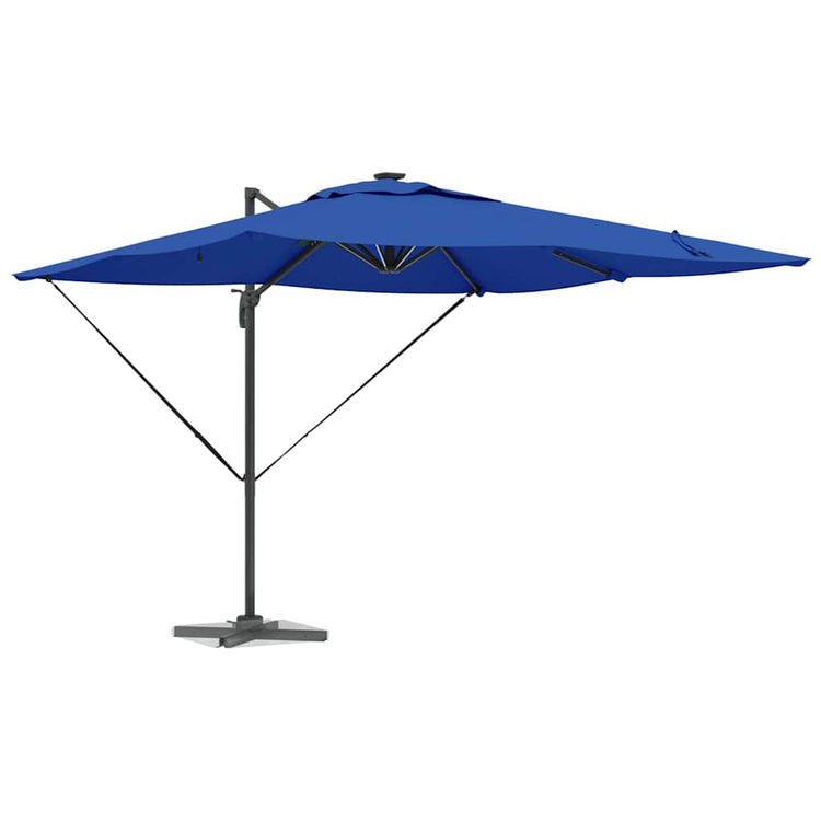 Vidaxx Sonnenschirm Azurblau 286 x 284 x 270 cm Aluminium und Polyester