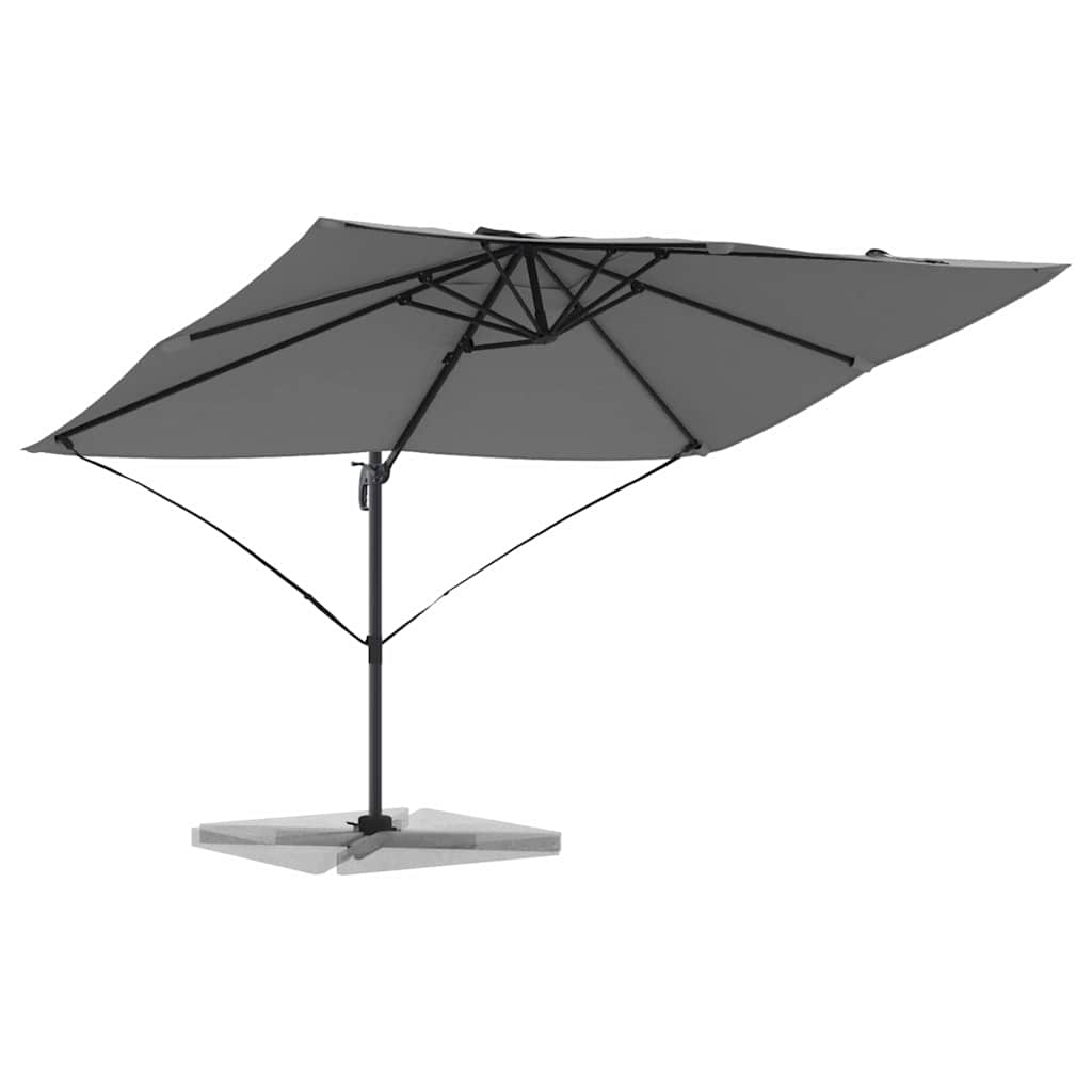 Vidaxx Sonnenschirm Anthrazit 351 x 250 x 260 cm Polyester und Aluminium