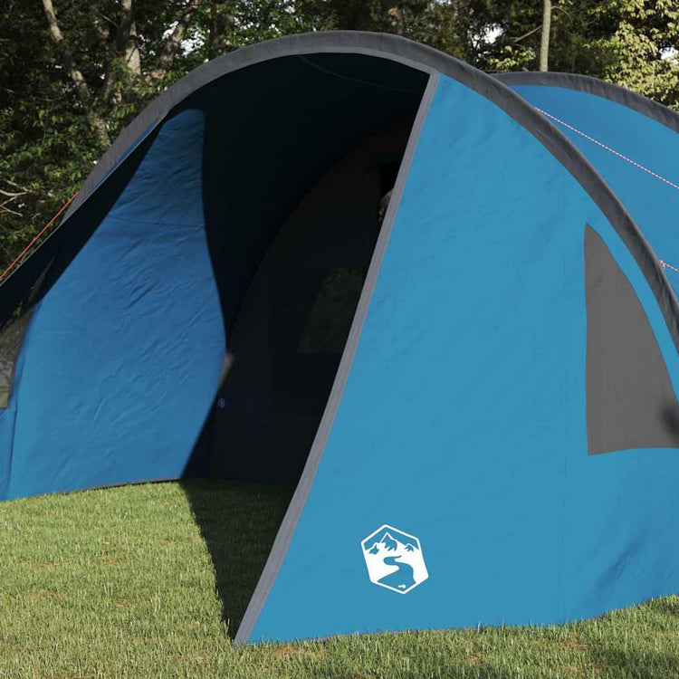Vidaxx Tunnelzelt mit Dach mit Stauraum Blau und Grau 778 x 356 x 210 cm