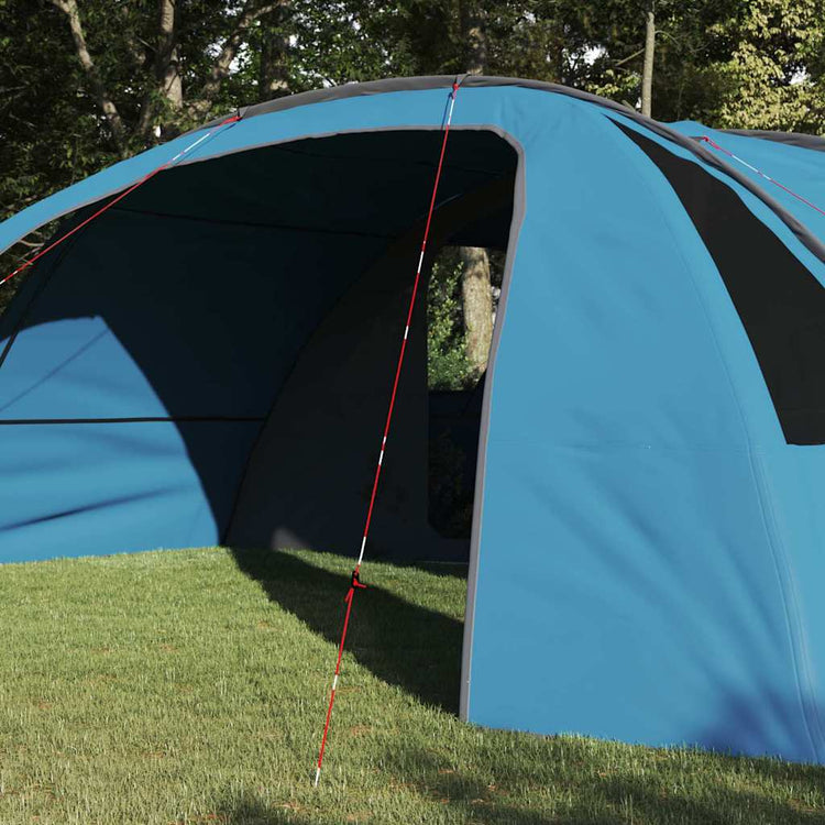 Vidaxx Tunnelzelt mit Dach mit Stauraum Blau und Grau 700 x 590 x 215 cm