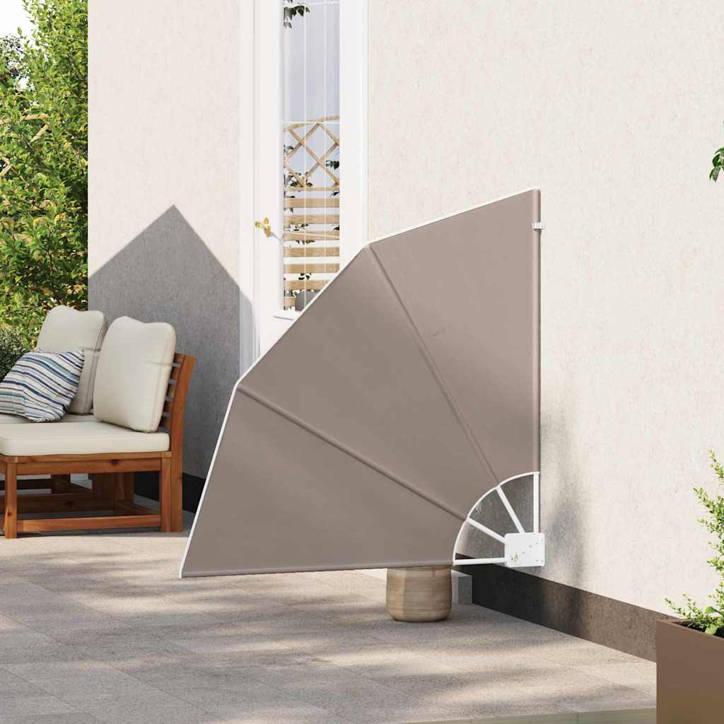 Vidaxxl Balkon-Sichtschutz Taupe 115 x 115 cm Polyester