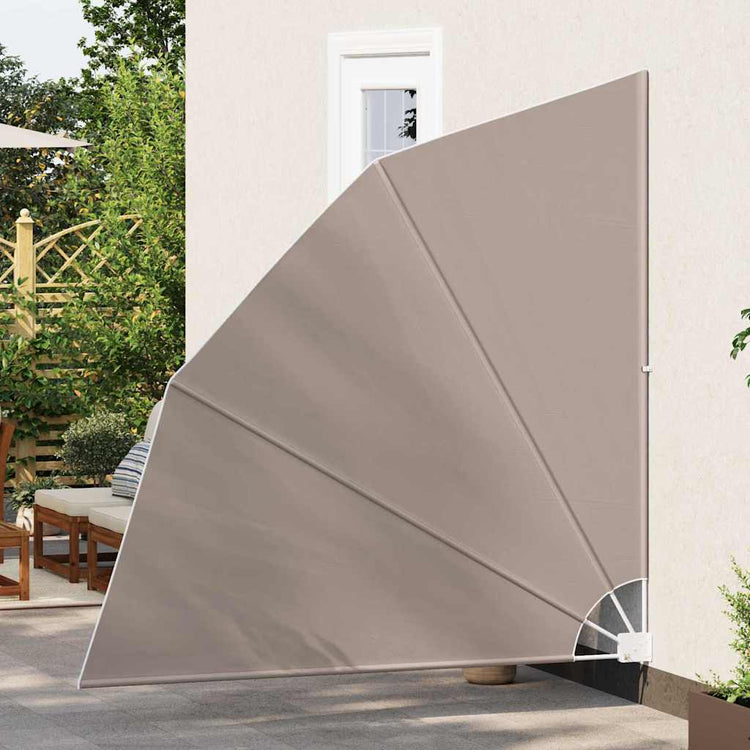 VidaXL Balkon-Sichtschutz Taupe 210 x 210 cm Polyester