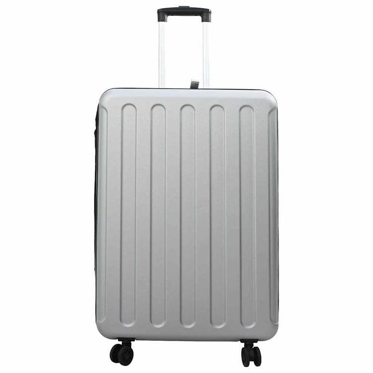 Vidaxx Koffer mit Schloss silber 50 x 30 x 76 cm ABS-Kunststoff
